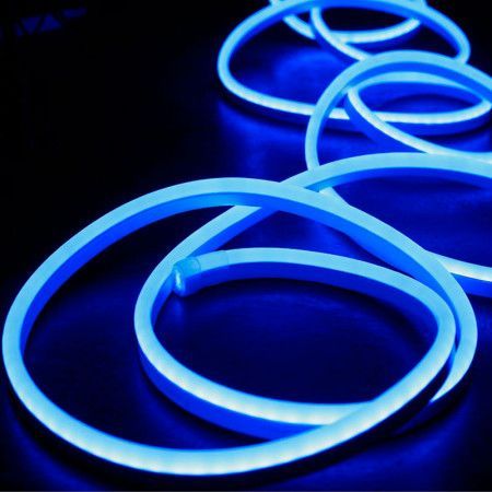 CINTA LED FLEX NEON AZUL 5MTS 8W #SL-NLS-BL+ADP