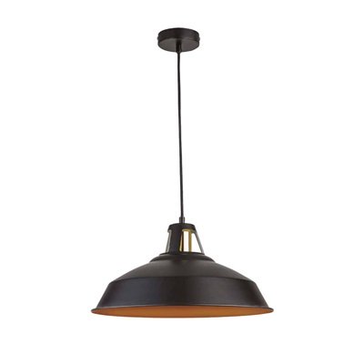 L.CAMPANA 1XE27 40CM NE# 60CTL1300MVN