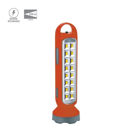 LINTERNA RECARGABLE 3W/250LM/65K #LT220228NA