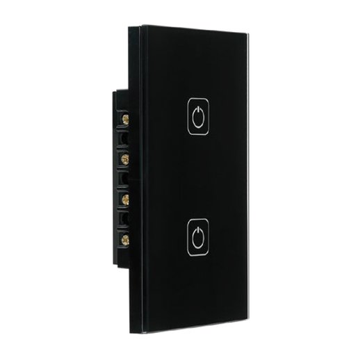APAGADOR DOBLE WIFI 0.3W/10A/1400W/110-240V NE#TSWIM2MVNTCWSN