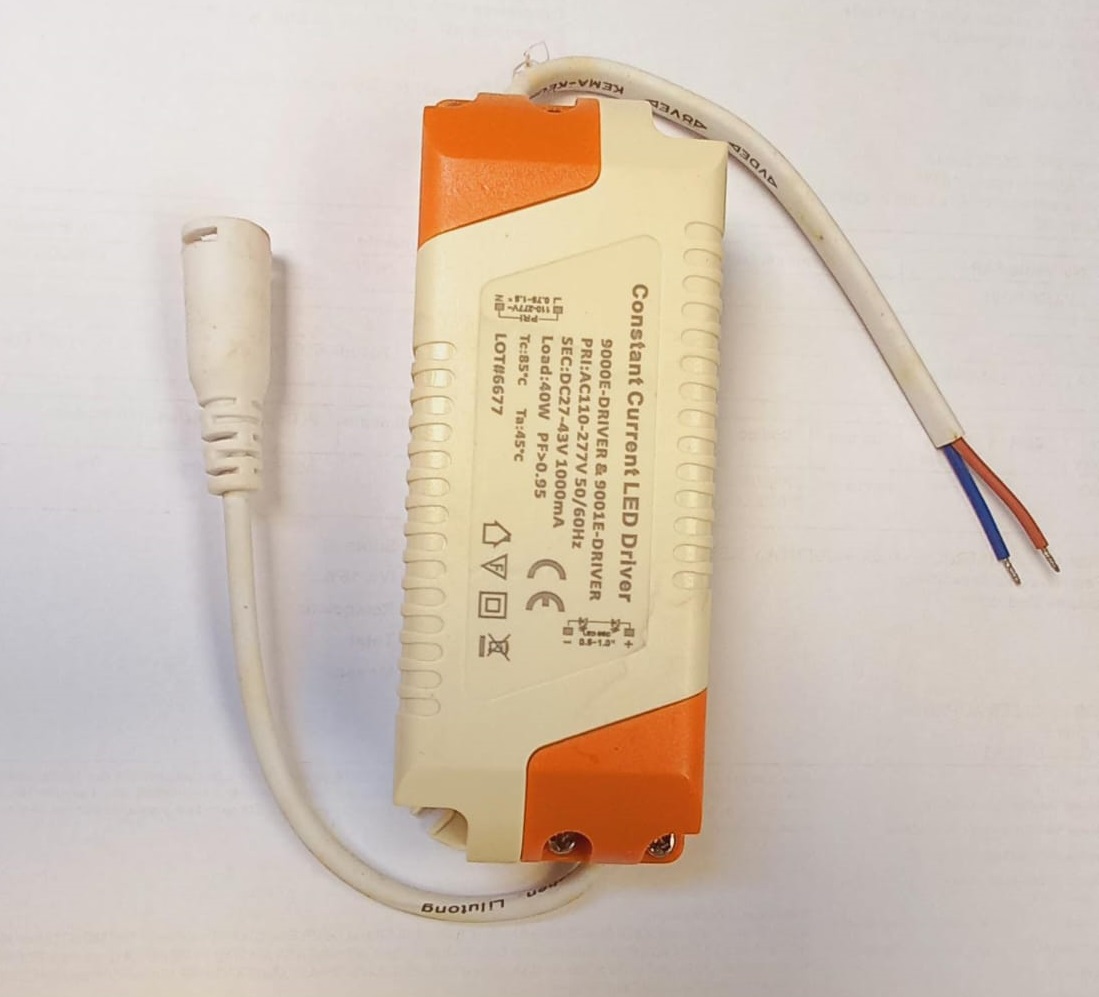DRIVER LED 40W DC27-43V/ AC110-277V # R9001E-DRI