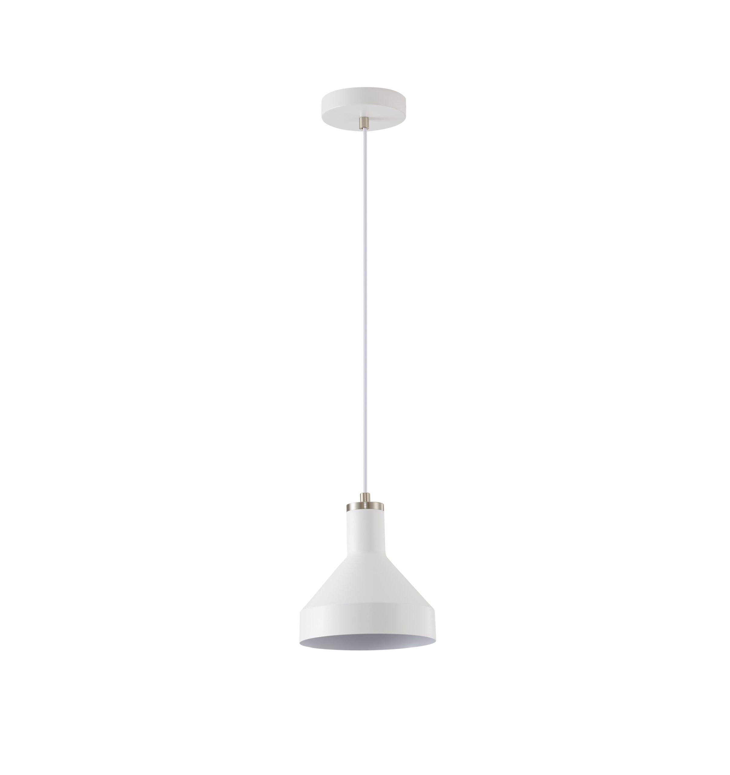 L.COLGANTE MINI CAMPANA 1XE27 WH # IL-DEC-1327AWH
