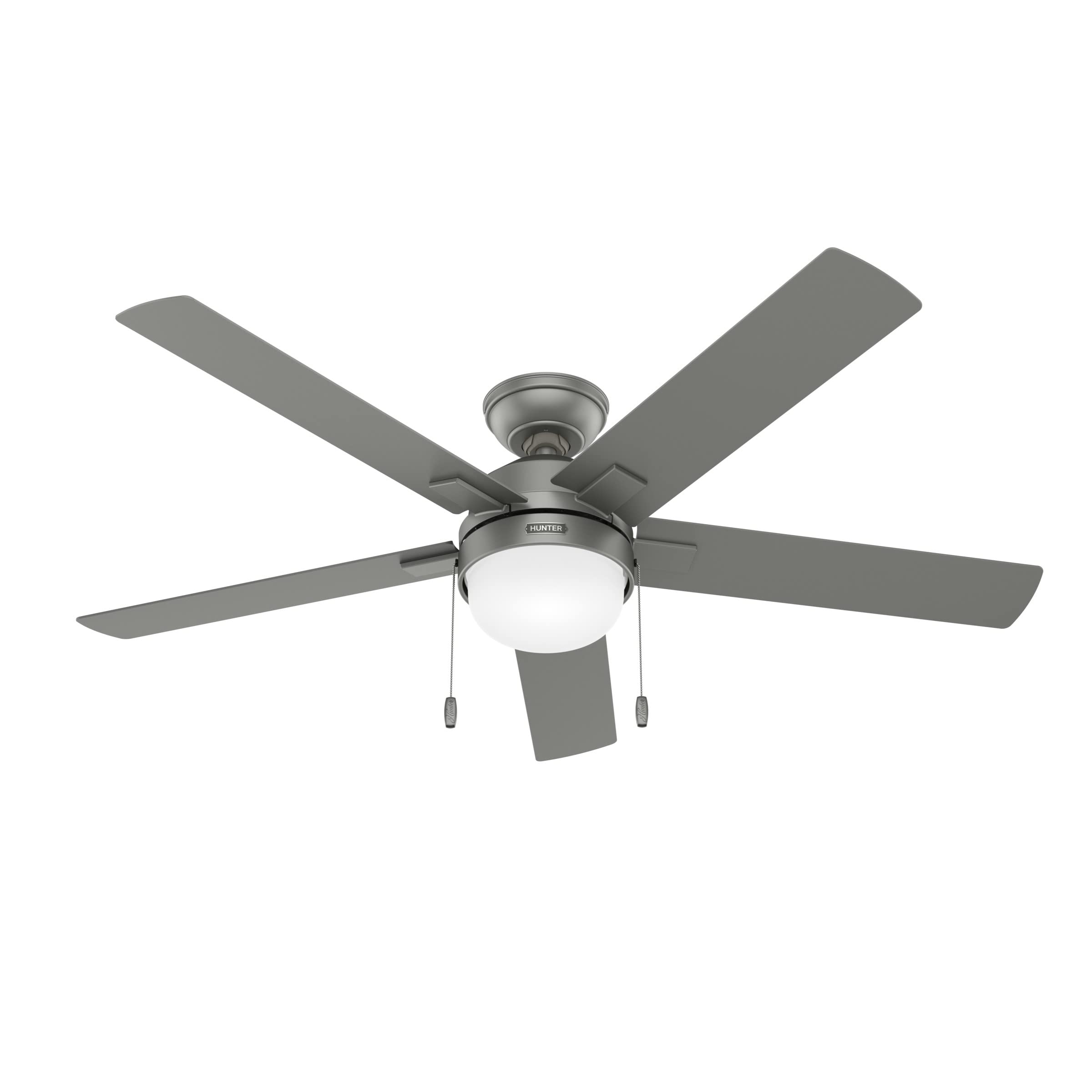 ABANICO ZEAL 5052CFM 2XE27 7W/1200LM/30K  SILVER 52"# 51467-DES