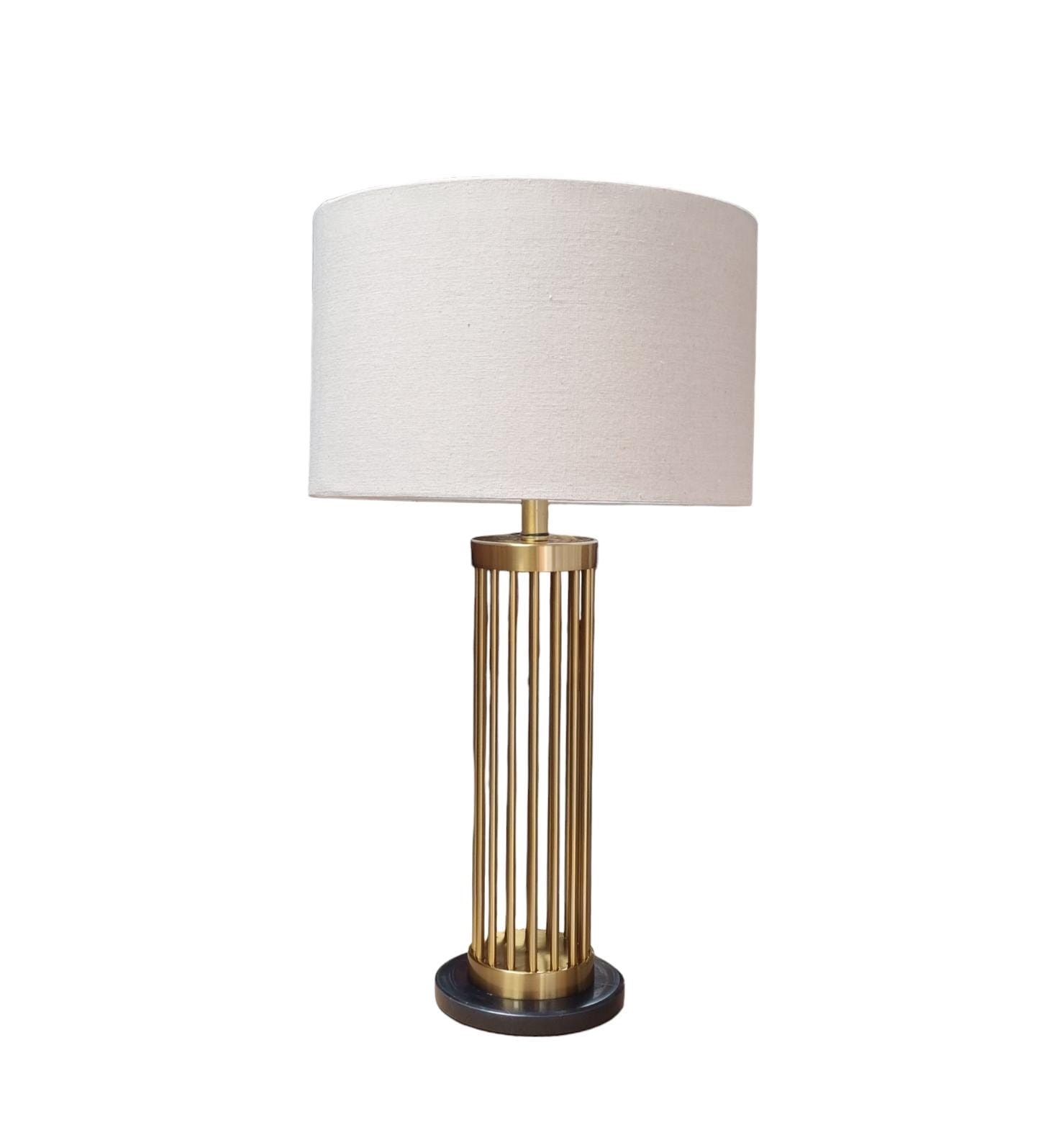 LAMPARA MESA LINEAL DORADA GDE #211255T-1GDBK