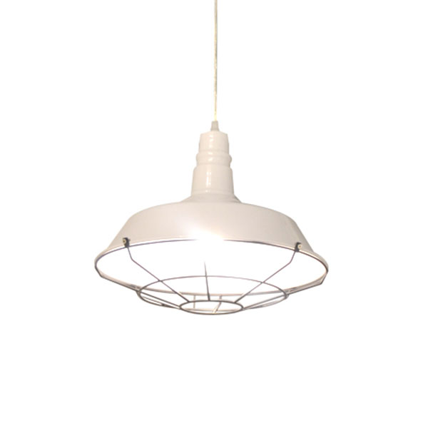 L.CAMPANA C/REGILLA 1XE27 BL D36*H30CM # 26163B-WH