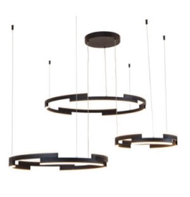 L. TRIPLE ARO 120W/12-600LM/30K 40-60-80CM NE#264064P-LED120W-3BK