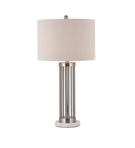 LAMPARA MESA LINEAL SATIN GDE #211255T-1SCWH