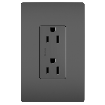 TOMACORRIENTE DOBLE 15A/125V # 885BK/885TRBK - Imagen 2