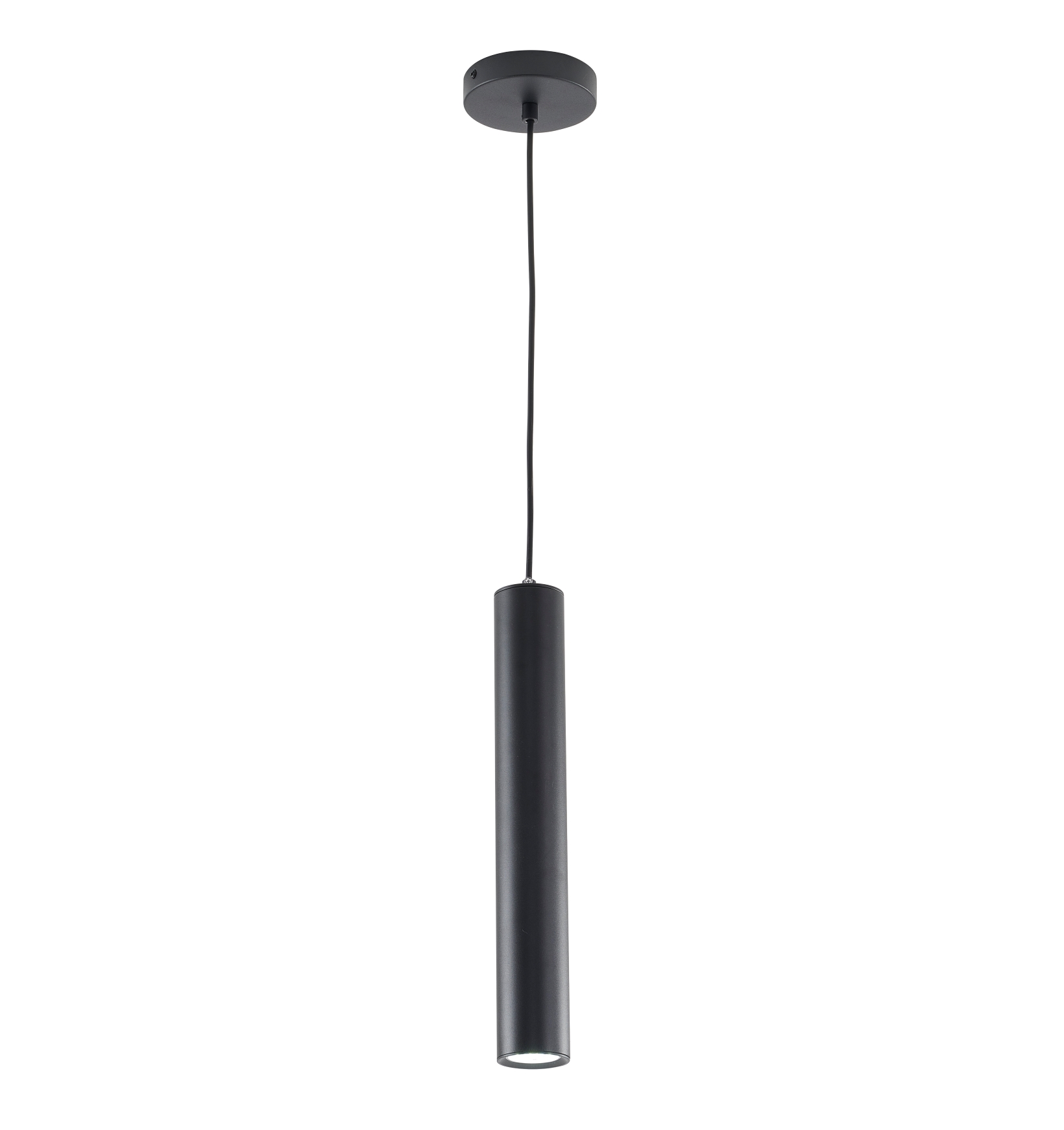 L.COLGANTE CILINDRO 1XGU10 6X40CM NE # T-20040BBK