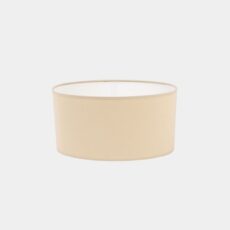 PANTALLA OVAL 28X15X15CM BEIGE # PAN-177-BY
