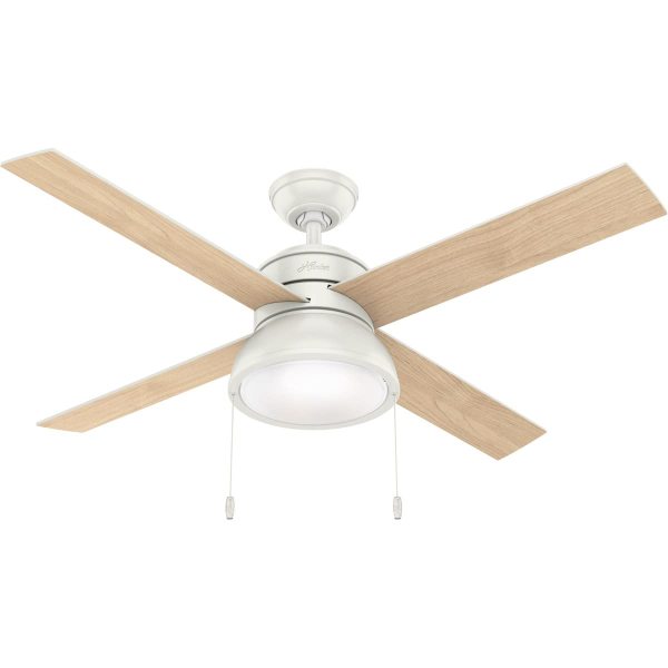 ABANICO LOKI AC 5562CFM 2XE27/6.5W/30K  52" BL# 54151