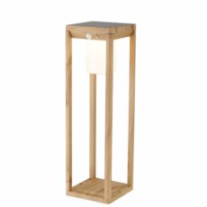 MINIPOSTE SOLAR SMART RECTANGULAR 5.8W/240LM/30K MADERA # 189029FSL-LEDWW-WD