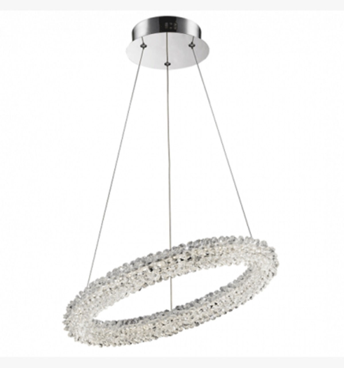 LAMPARA CRISTAL ARO 24W/1680LM/30K # 22918