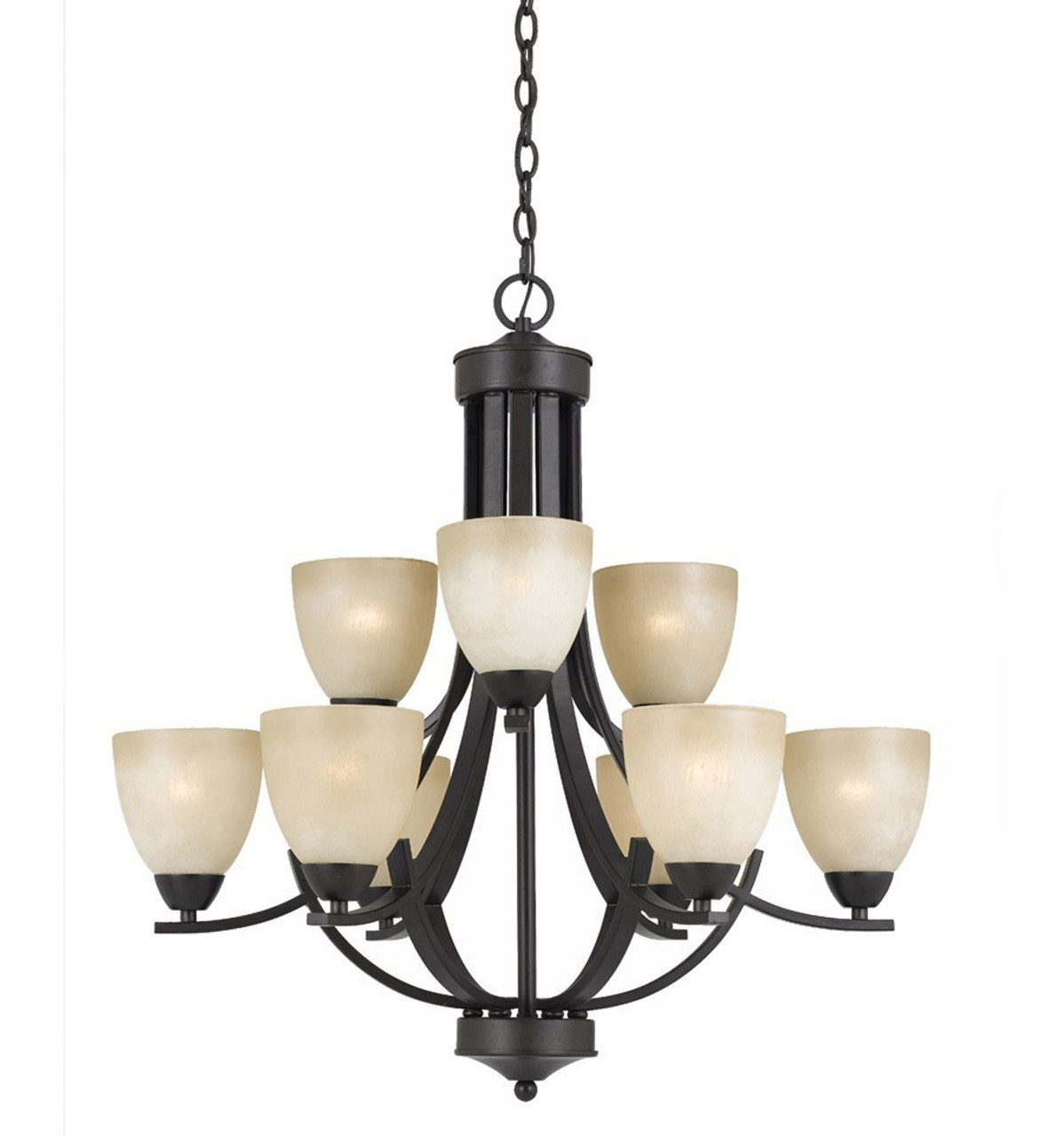 LAMPARA COLGANTE 9LXE27 # 8000-03-09