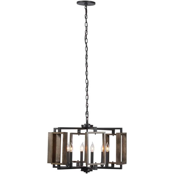 LAMPARA COLGANTE 6XE12  61X46CM MAX2.16MTS #1001625293