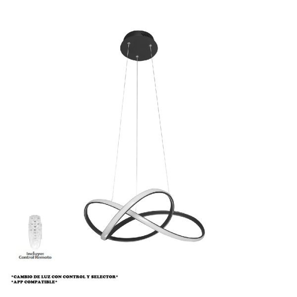 LAMPARA LED 56W/2240LM 3CCT 110-240V 56X21X100CM NE# DI-180-BK-CCT-Z