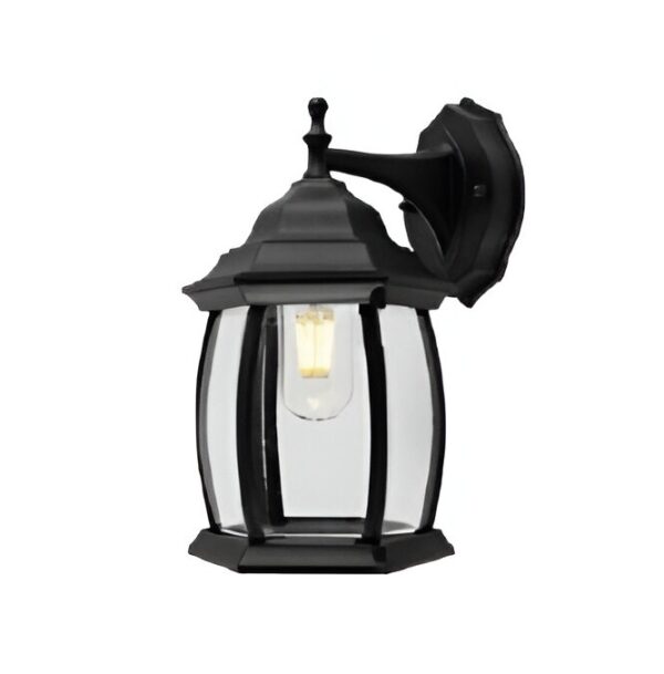 FAROL PARED 1XE27 14X35CM NE # OTD-44-WBK-Z