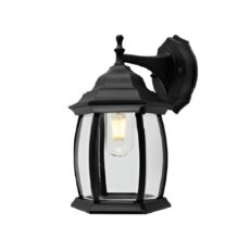FAROL PARED 1XE27 14X35CM NE # OTD-44-WBK-Z