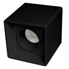 LAMPARA CUBO 1XGU10 PC 9.6X10CM# DWL-03-PBK-Z