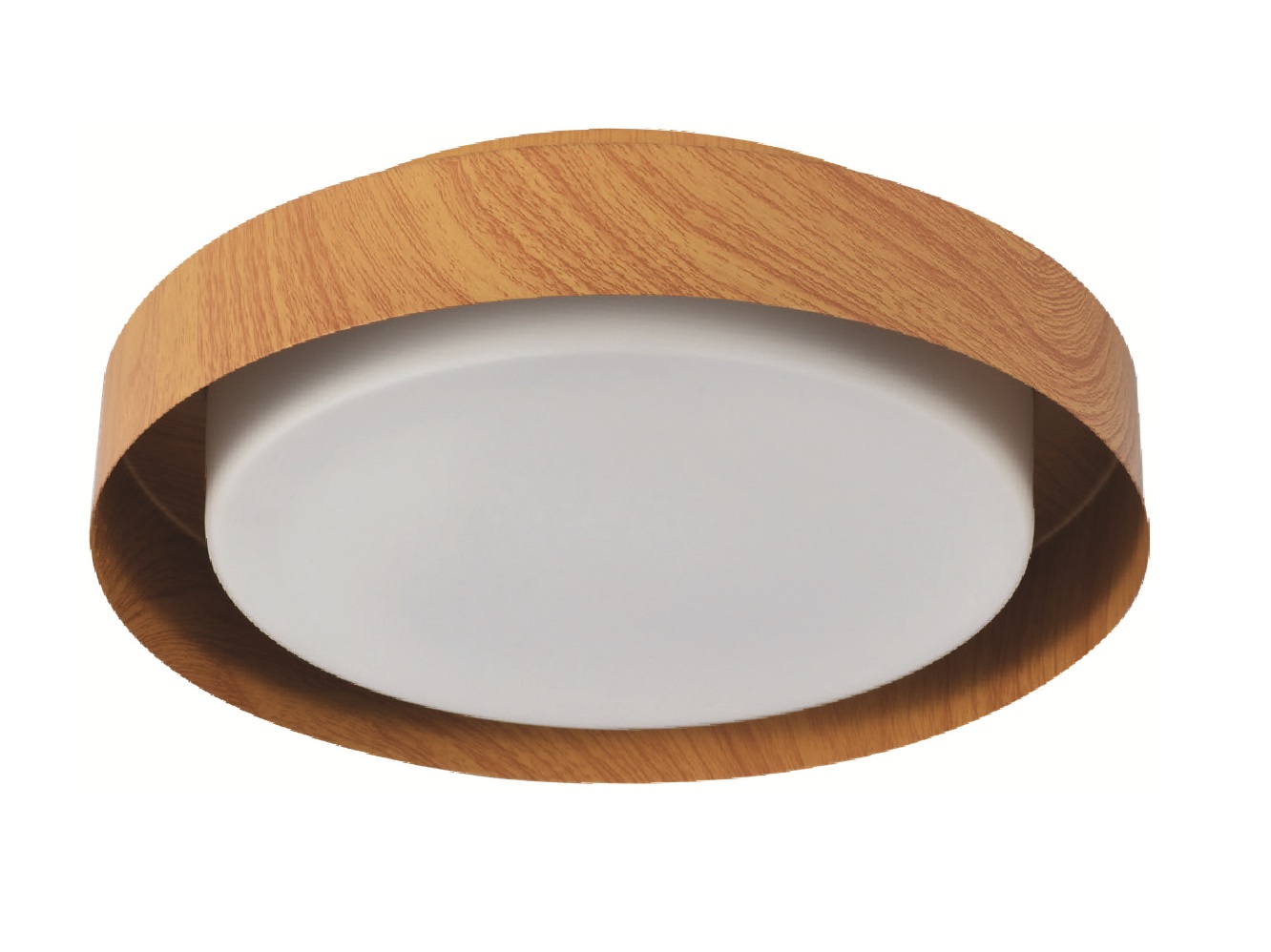 PLAFON 2XE27 29X8CM MADERA # DI-03-WD-Z