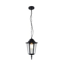 FAROL COLGANTE 1XE27 17X28CM NE # OTD-43-HBK-Z