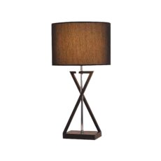 LAMPARA MESA 1XE27 25X17X58CM  NE# DI-241-BK-Z