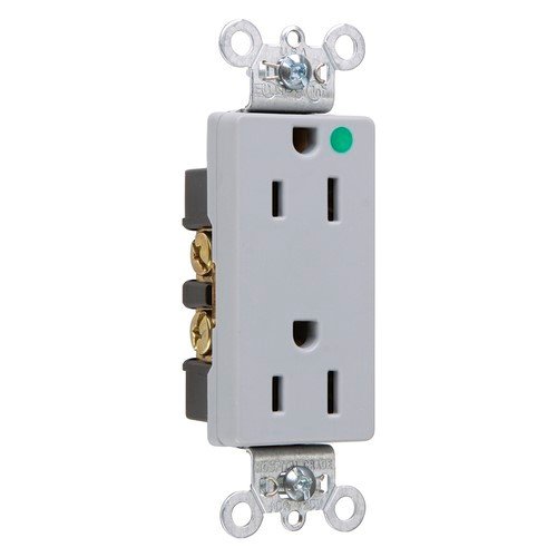 TOMACORRIENTE GRADO H. 15A-125V GRIS # 26262HGGRY
