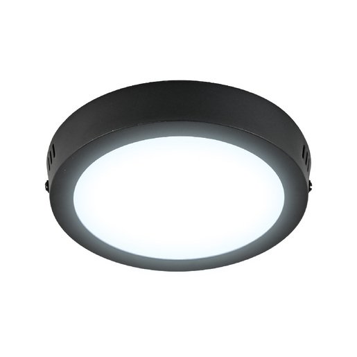 PANEL REDONDO SUPERFICIAL 12W/800LM/100G/15HRS/65K 16X2.4CM #12PTLLEDR65MVN