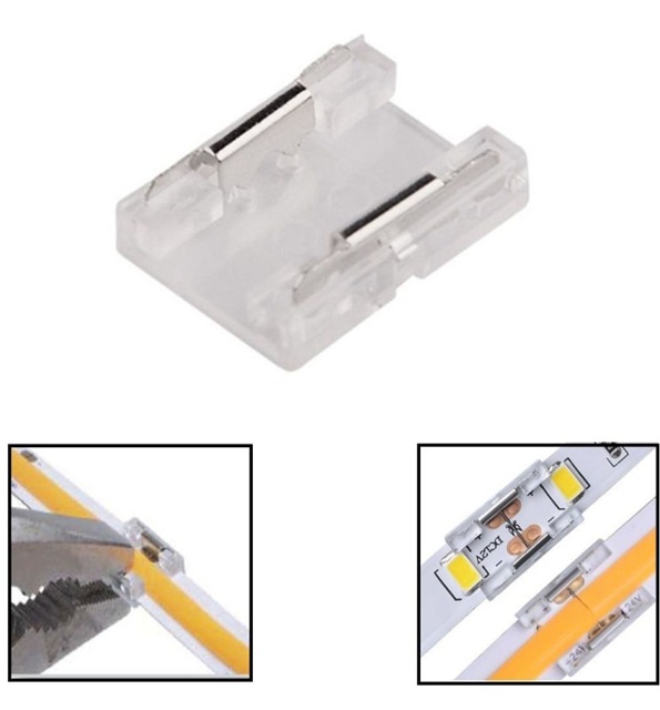 CONECTOR UNION P/CINTA L90-L91 COB 8MM#0416115