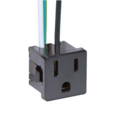 TOMACORRIENTE 2X2CM 15A-125V NE # 80-1142