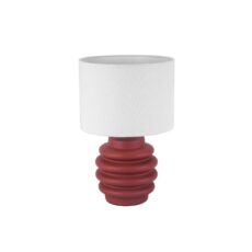 LAMPARA MESA 1XE27 33X22CM ROJA #DI-352-RD-Z