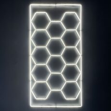 LAMPARA EXAGONAL 484X243X3.8CM 610W/67100LM/40K #HP-LED-KIT