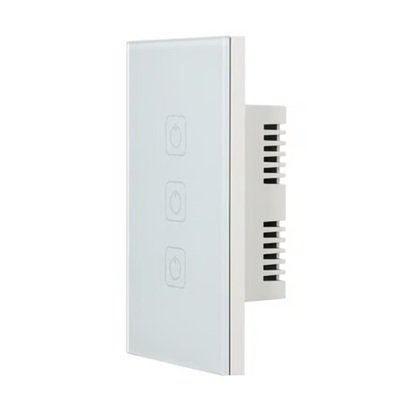 APAGADOR TRIPLE WIFI 0.3W/10A/2100W C/NEUTRO #TSWI3MVBTCW