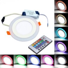 OJO REDONDO 6W/120LM/65K-RGB 7.5X10.5CM#10182A-DL-RGB