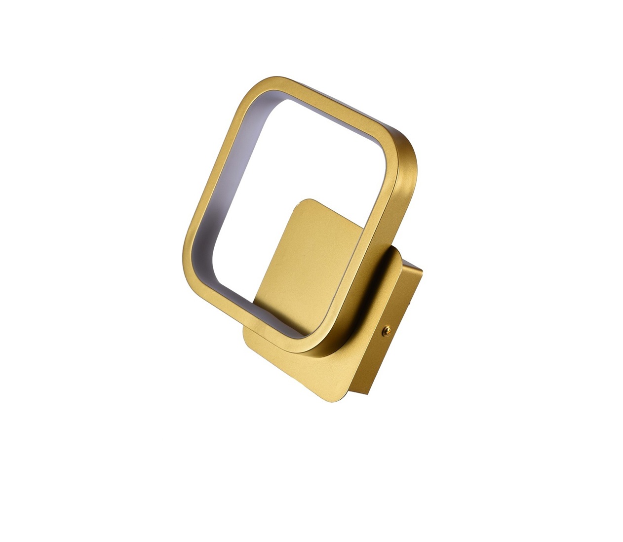 L.PARED CUAD 15W/1200LM/30K DORADO# DI-39-BRS-30K-Z