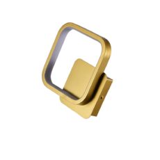 L.PARED CUAD 15W/1200LM/30K DORADO# DI-39-BRS-30K-Z