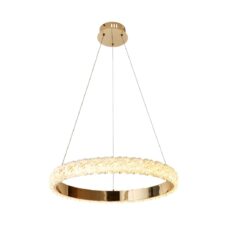 COLGANTE ARO 48W/4320LM 50CM DORADA# DI-493-GD-30K-Z