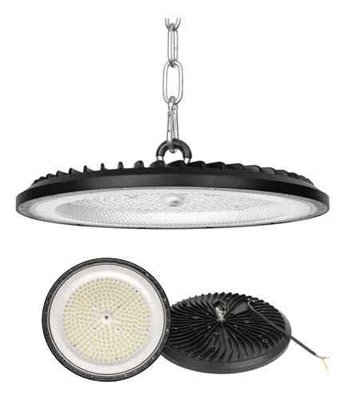 LUMINARIA UFO 100W/12000LM/65K IP66# HBU-01-100W65K-Z