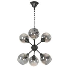 COLGANTE GLOBO 6XE27 47X47X44CM NE # DI-266-BK-Z