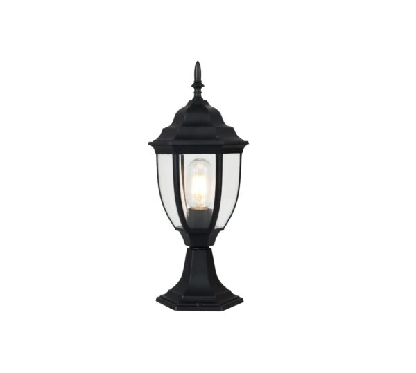 FAROL POSTE/COLUMNA 1XE27 17X34CM NE # OTD-40-PSBK-Z