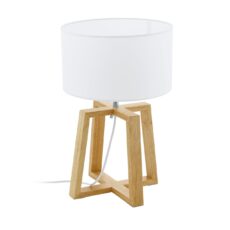 LAMPARA MESA XHIETINO 1XE27 MADERA # 97516