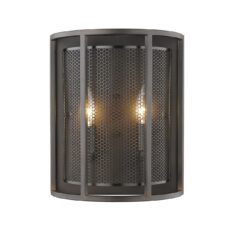LAMPARA VERONA 2XE12 25X30X5CM BR # 202816A
