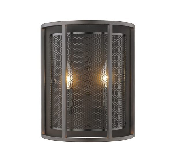 LAMPARA VERONA 2XE12 25X30X5CM BR # 202816A