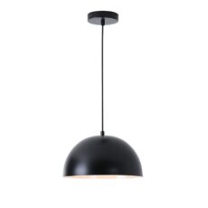 LAMPARA CAMPANA 1XE27 30X125CM NE #IL-DEC-1326BK