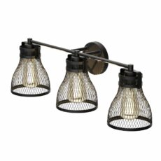 LAMPARA BAÑO VINTAGE 3XE27 65X25X20CM#26916B-3W