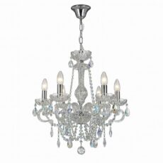 LAMPARA CHANDELIER CLEAR 5XE14 56XX53CM# 26329A-5H
