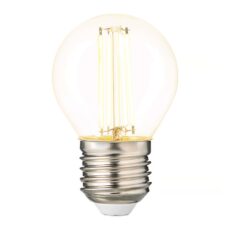BOMBILLO GLOBO TRANSP E27/4.5W/560LM/30K ATENUABLE #4DG45LEDF30VC80