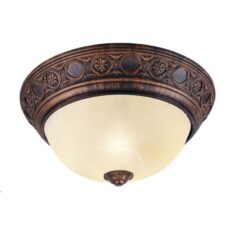 PLAFON RUSTICO 2XE27 33CM BR# 5214BR-13