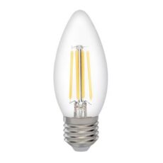 BOMBILLO VELA FROST  E27/4.5W/380LM/30K ATENUABLE#4DEICLEDFF30VC90