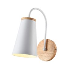 L.PARED 1XE27 13X26CM BL/MAD #9899W-WH